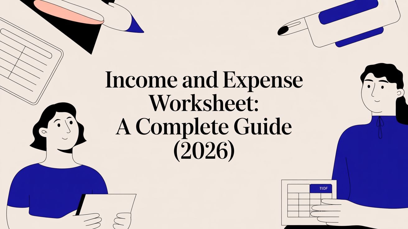 Income and Expense Worksheet: A Complete Guide (2026)