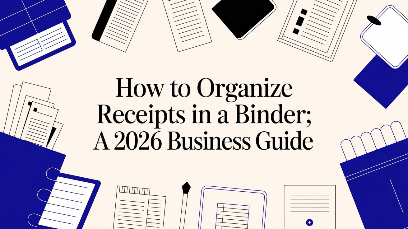 How to Organize Receipts in a Binder: A 2026 Business Guide