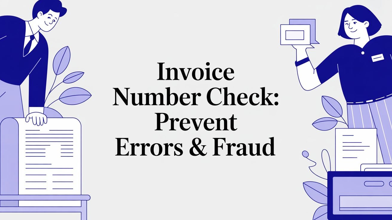 Invoice Number Check: Prevent Errors & Fraud