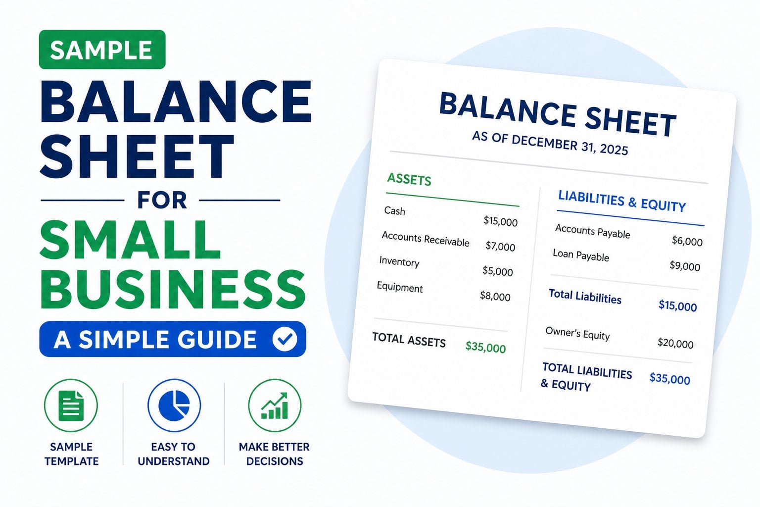 Sample Balance Sheet for Small Business: A Simple Guide
