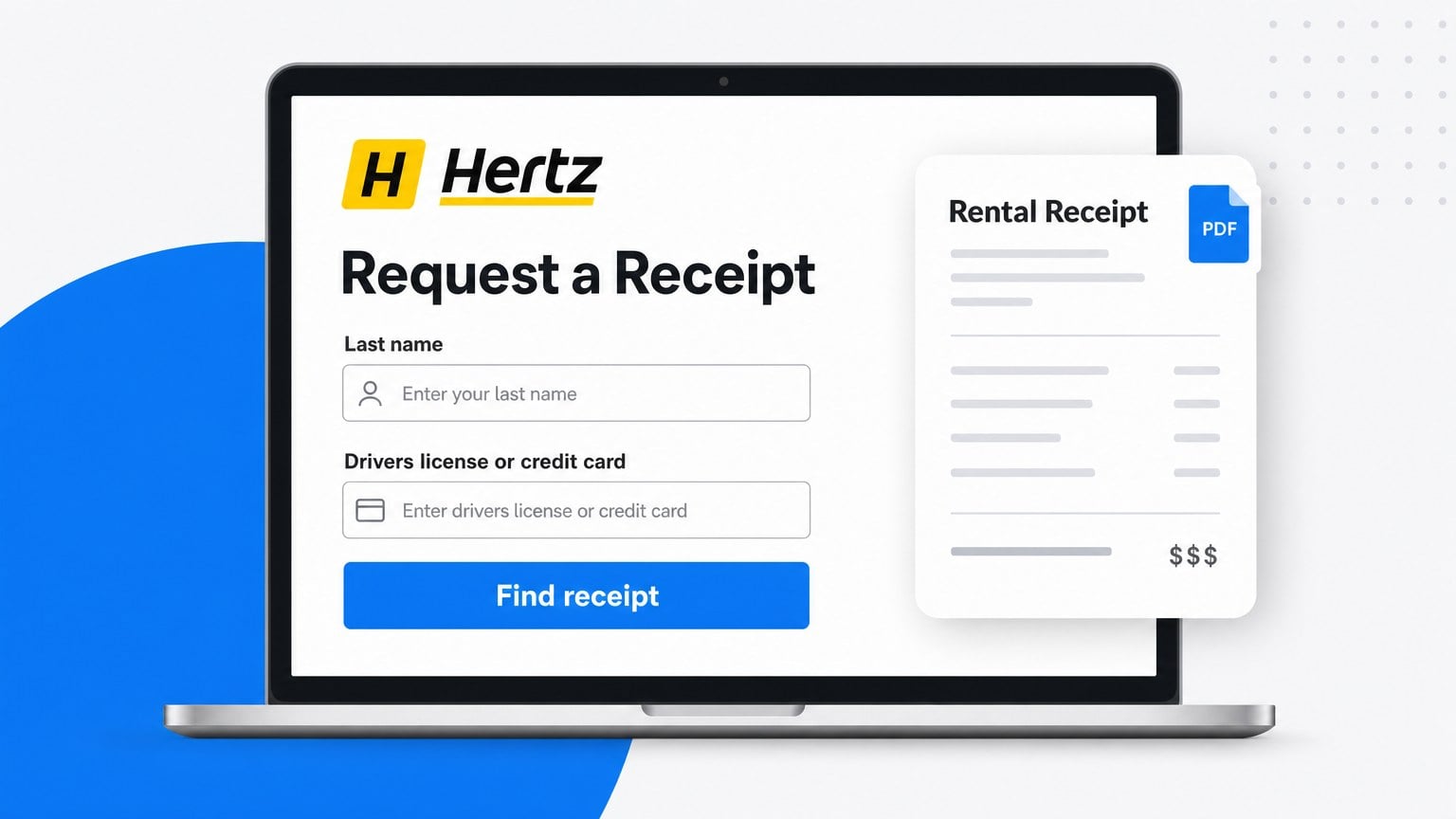 Hertz Receipt Lookup: Online Form, eReceipt & PDF