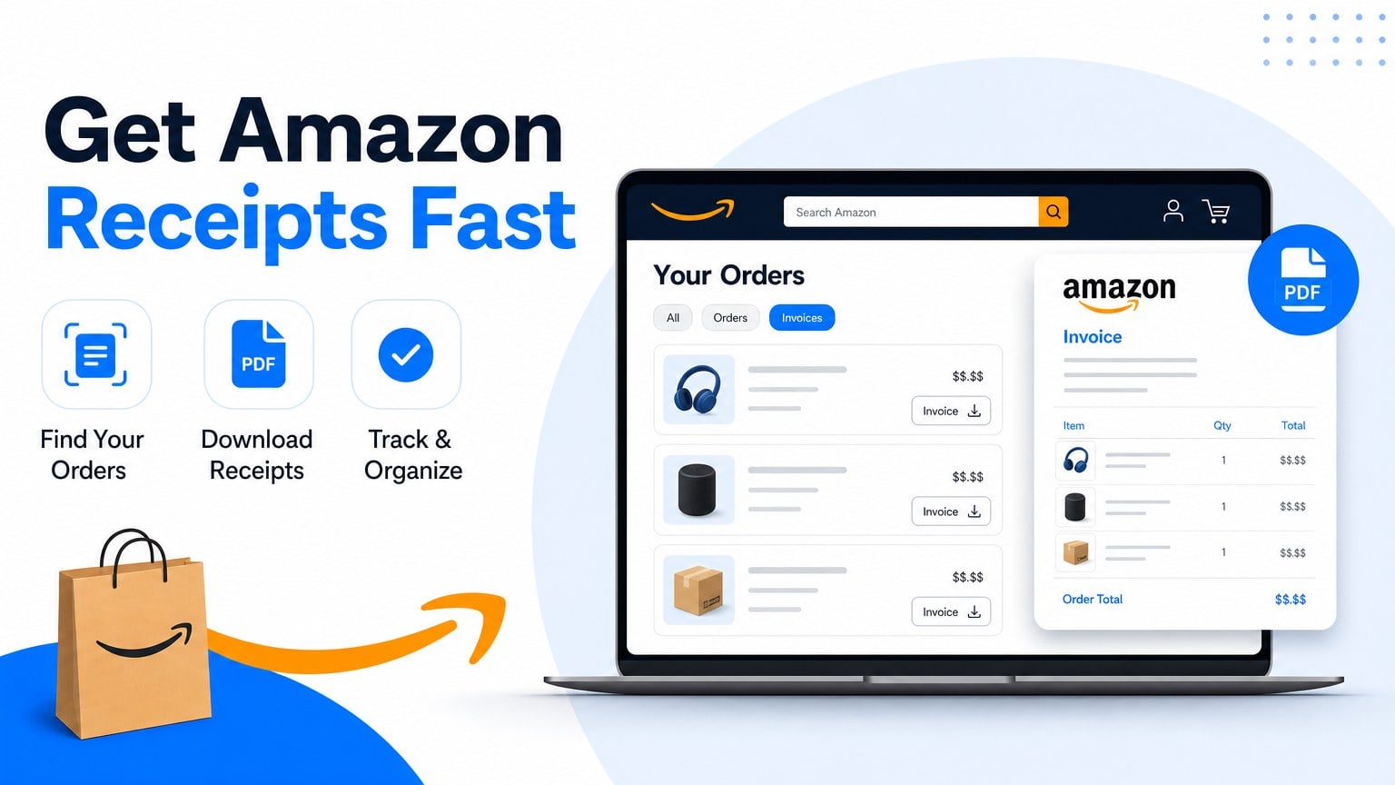 How to Get a Receipt from Amazon: Invoice, App & PDF