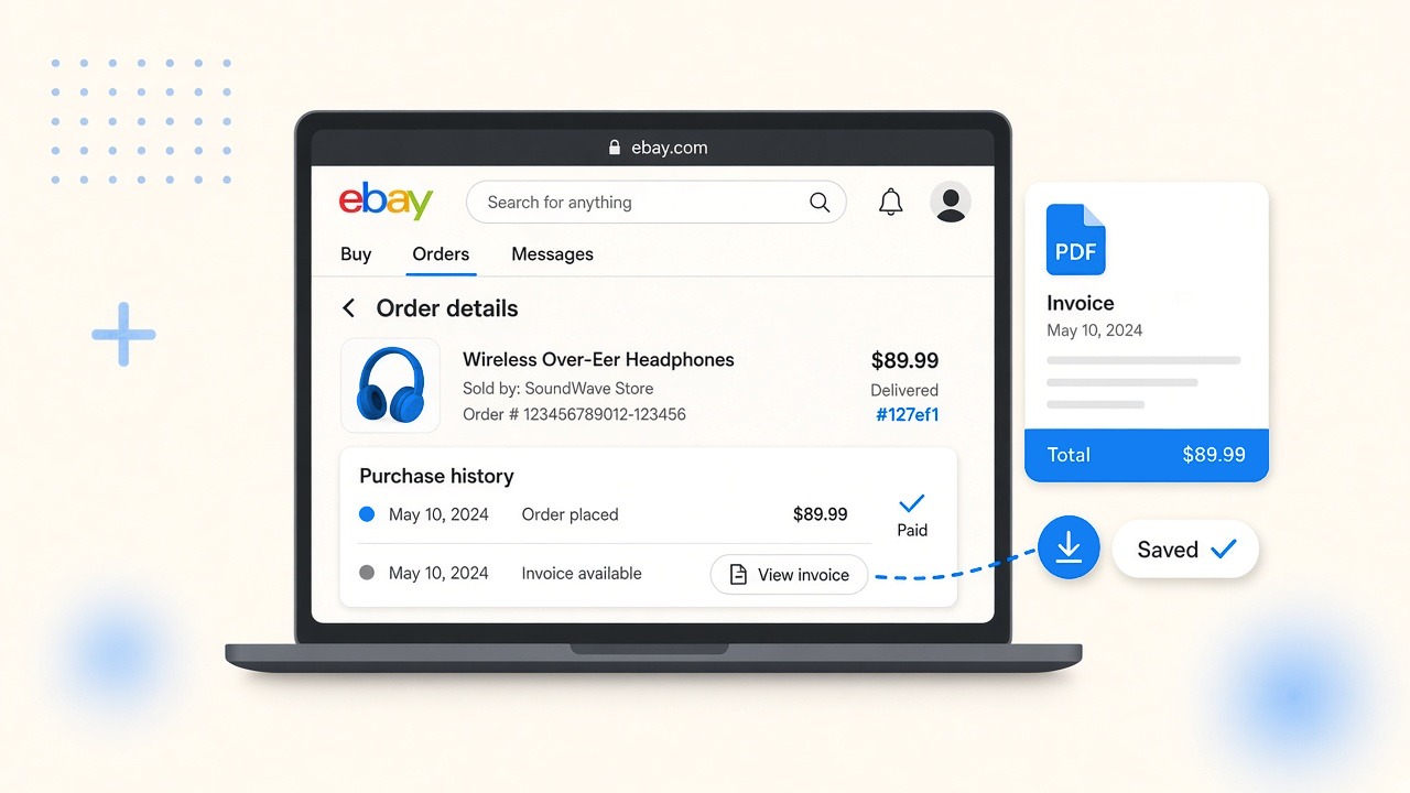 How to Get an Invoice from eBay