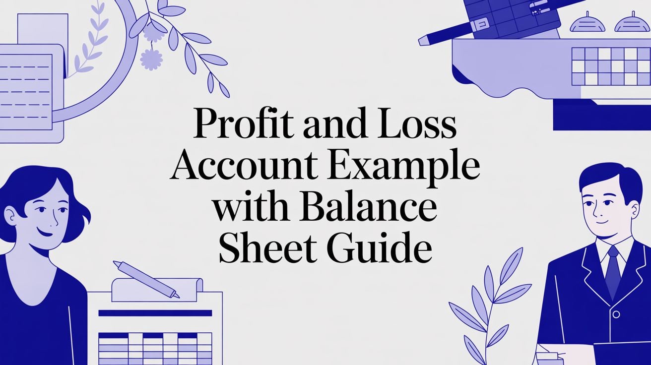 Profit and Loss Account Example with Balance Sheet Guide