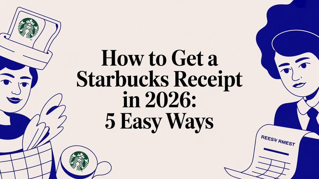 Starbucks Receipt Lookup: App, Email, PDF & Print Options