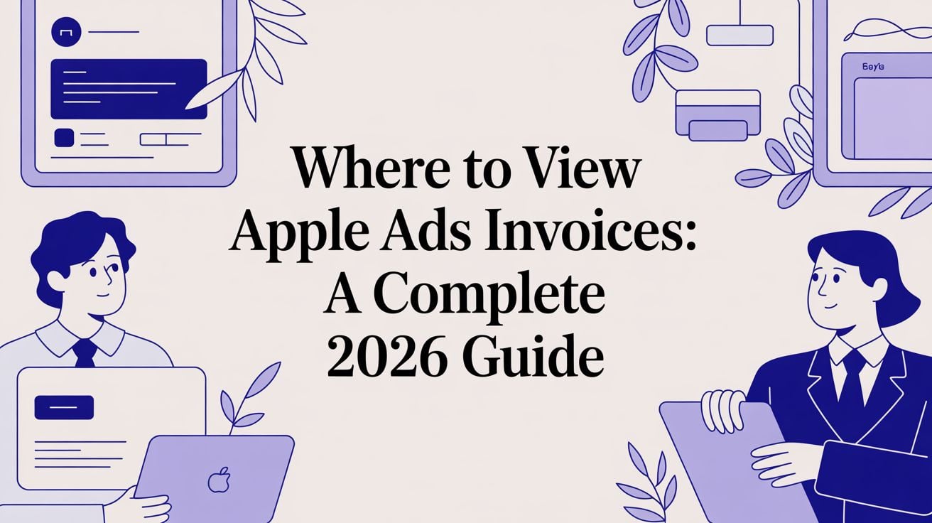Where to View Apple Ads Invoices: A Complete 2026 Guide