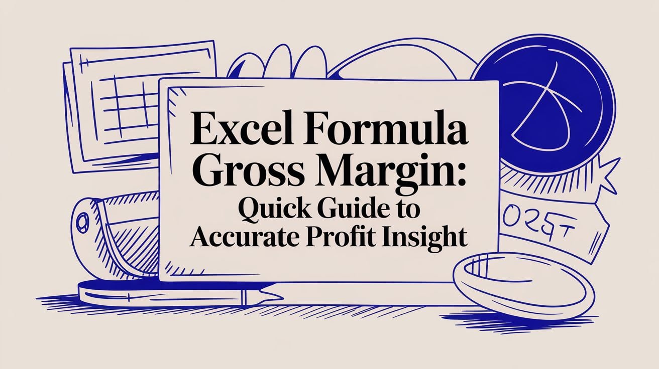 Excel Margin Formula: Gross Margin, Profit Margin & Markup